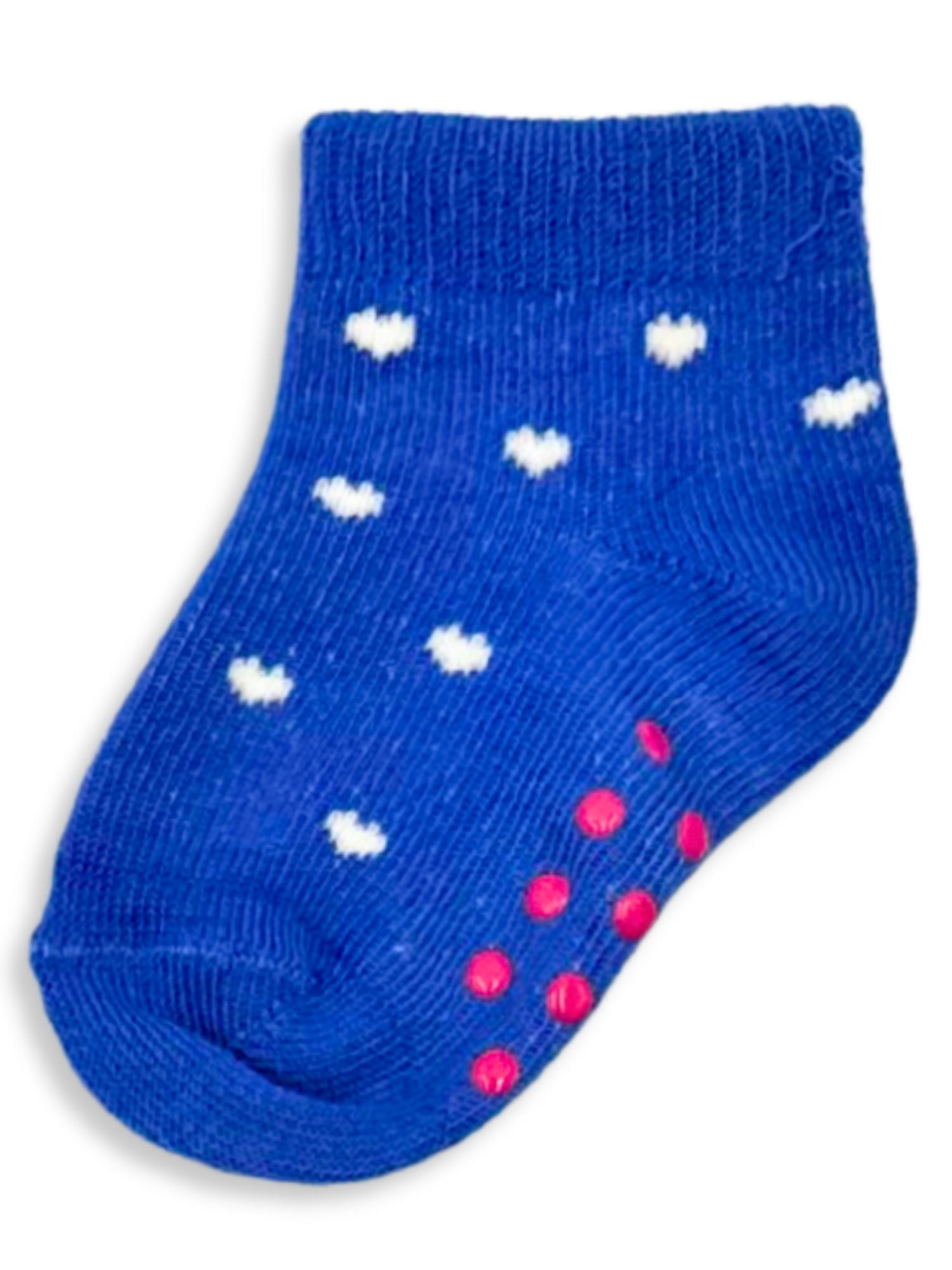 Wonder Nation Baby and Toddler Ankle Socks, 6-Pack, Sizes 0M-18M