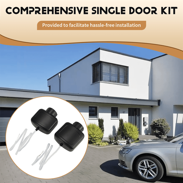 Nuhikap 4-Pack Garage Door Sensor Brackets – Replacement For 041-0136/41A5034, Black Metal