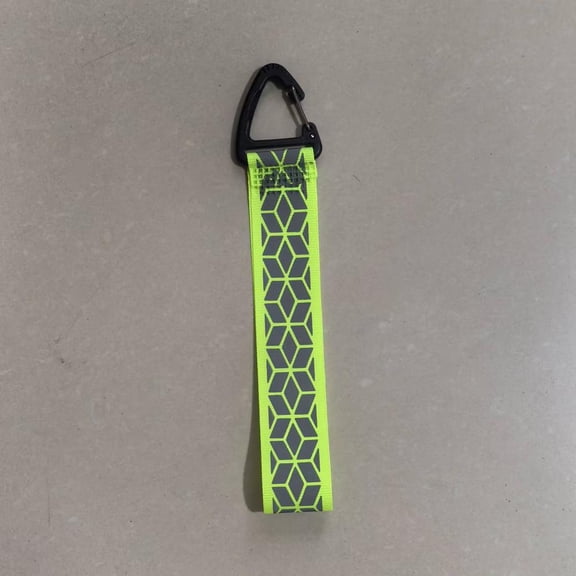 Reflective Straps Pendant Keychain For Outdoor Camping Night Running Cycling Backpack Safety Lightweight Bright Keyrings