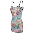 thumbnail image 5 of Ladies Elegant Sling Sleeveless Sexy Dress flowers, 5 of 6