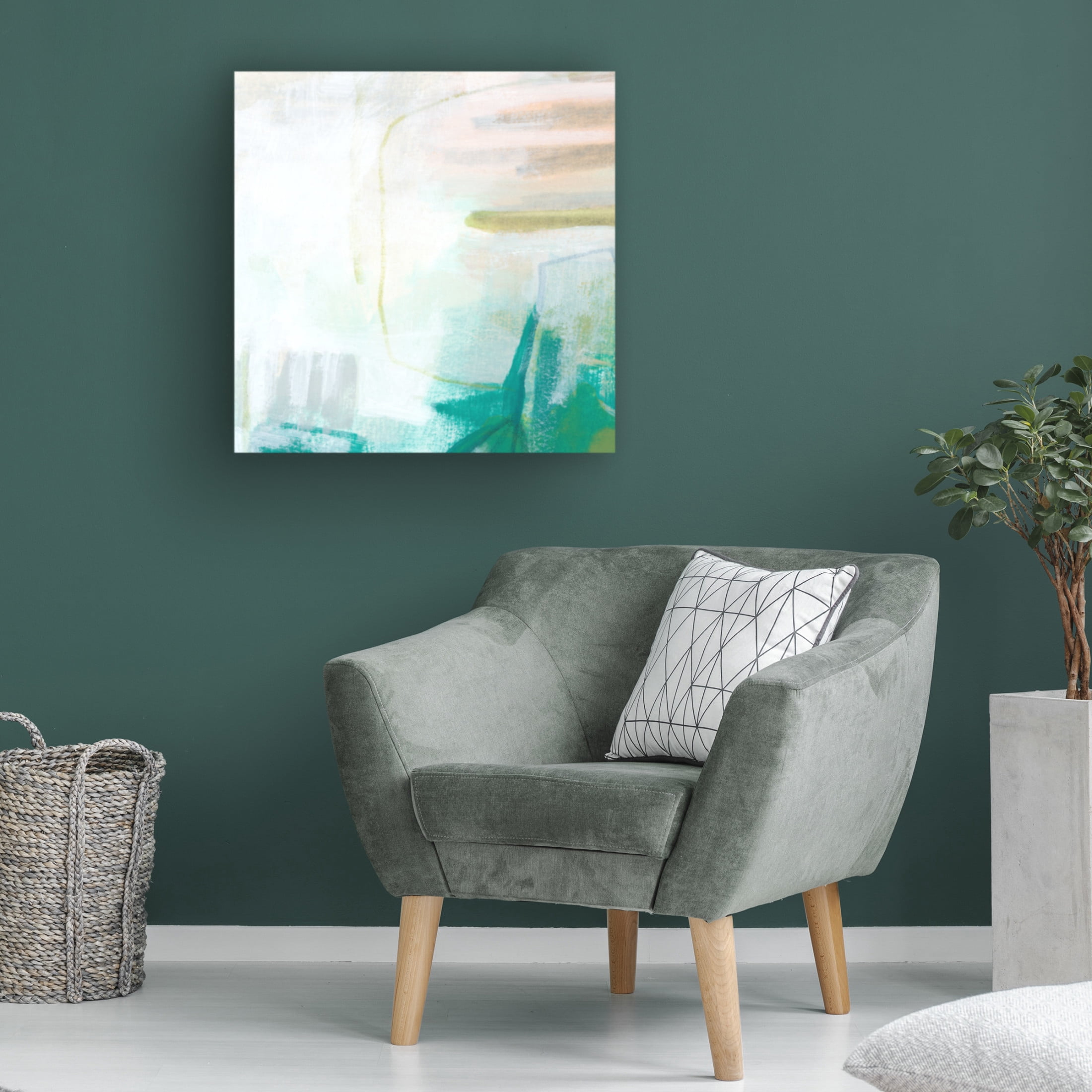 Trademark Fine Art June Erica Vess Cuadra II Canvas Wall Art