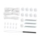 thumbnail image 2 of Kit de reparación de persianas plisadas para vehículos recreativos, accesorios de ferretería livianos, persianas resistentes para vehículos recreativos Blanco, 2 of 9