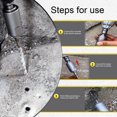 thumbnail image 3 of Impact Wrench Adapter,  Compatibility Impact Wrench Converter High Carbon Steel Wide Application Compact 2 Pits and 2 Grooves Round Shank  for Factories, 3 of 8