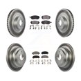 thumbnail image 1 of Transit Auto Front Rear Coated Disc Brake Rotors and Ceramic Pads Kit for Car 2003 Subaru Forester KGT-100924, 1 of 11