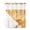 Yellow, Orange, variant on No Hook Shower Curtain, Thanksgiving Standard Shower Curtains with Snap in Liner, Fall Orange White Pumpkin Leaves Vines Flower Waterproof Washable Fabric Bathroom Curtain Set, 66" x 72"