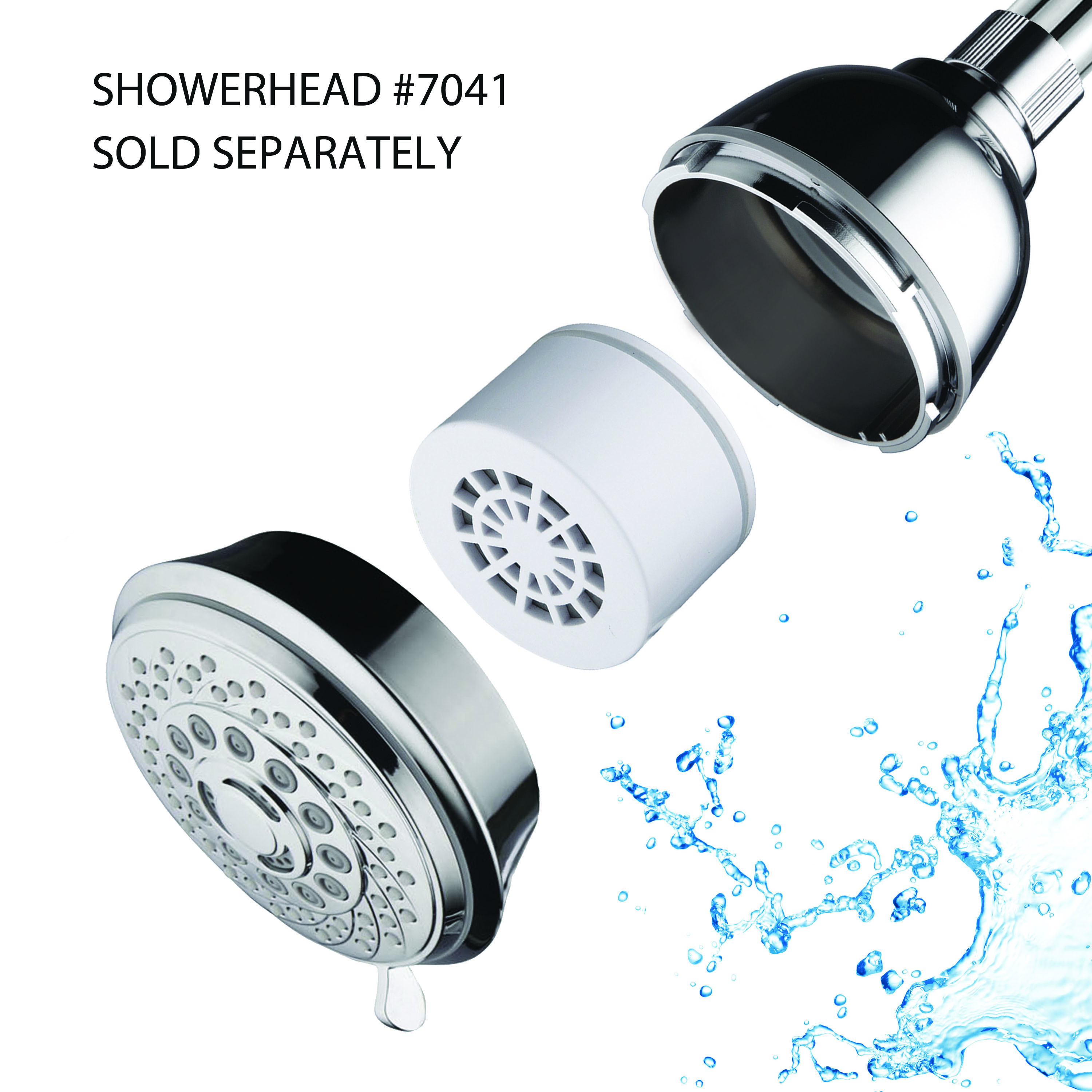 AquaSpa 3-Stage Shower Filter Replacement Cartridge photo 4