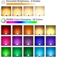 thumbnail image 2 of Bombilla LED AFINSEA 9W RGB de color cambiante E27 110V, 2 of 7