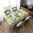 thumbnail image 5 of Summer Lemon Leaves Flowers Wedding Party Table Cloth Waterproof Oilproof Dining Table Cover Kitchen Home Decor Tablecloth, 5 of 7