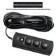 thumbnail image 2 of Car Spare Tire Bass Amplifier Volume Controller Spare Tire Bass Remote Volume Regulator 6-Core Cryst, 2 of 5