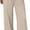 Apricot, variant on ZANKLEY Wide Leg Pants for Women Flowy Palazzo Drawstring Elastic Waist Trousers with Pockets Summer Beach Vacation Clothes