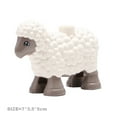 thumbnail image 4 of Big Building Blocks Cute Animals Accessories Cow Horse Sheep Model Compatible bricks Farm Assemble Educational Toys For Children, 4 of 10