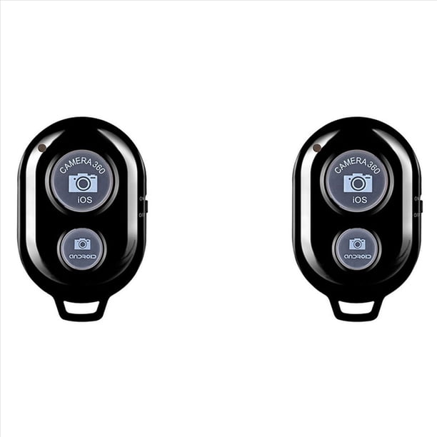 2X TeléFono MóVil Bluetooth Control Remoto InaláMbrico Monopod Selfie Obturador Disparador AutomáTico Disparador Remoto para IOS Android