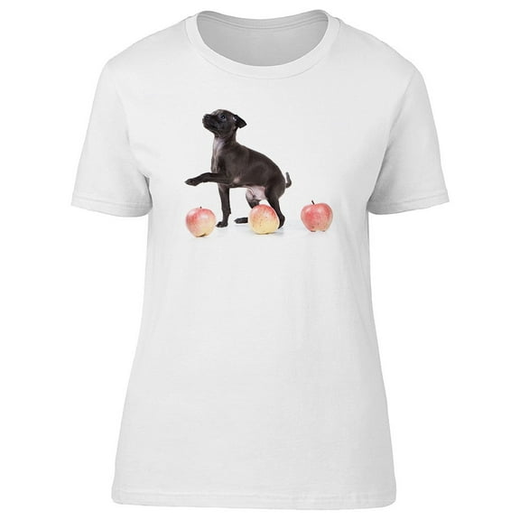 Cute Greyhound Puppy Dog Tee Women's -Image by Shutterstock