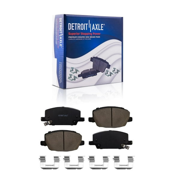 Detroit Axle - Front Ceramic Brake Pads for 2018-2022 Buick Encore Chevrolet Trax