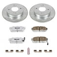 thumbnail image 3 of PowerStop Rear Z26 Street Warrior Carbon-Fiber Ceramic Brake Pad and Drilled and Slotted Rotor Kit Fits: INFINITI NISSAN Select Models K740-26, 3 of 9