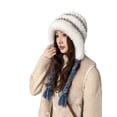 thumbnail image 6 of Women's Sherpa Lined Knit Hat with Ear Covers, Winter Beanie for Cold Weather, 6 of 6
