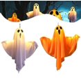 thumbnail image 6 of Holloyiver Hanging Ghosts Halloween Decorations Outdoor & Indoor, Light Up Ghost Decor with Battery Operated, Cute Hanging Halloween Decor for Party, Porch, Yard, Trees, Haunted House, 6 of 6