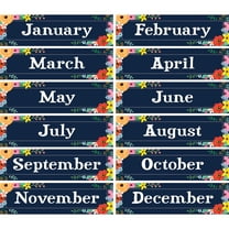 Teacher Created Resources Wildflowers Monthly Headliners, Pack of 12