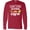 Red, variant on Inktastic Thanksgiving Dinner Crew with Turkey Legs, Pie and Corn Long Sleeve T-Shirt