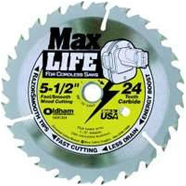 New Oldham 7 1/4" 60 tooth Industrial Carbide Saw Blade 