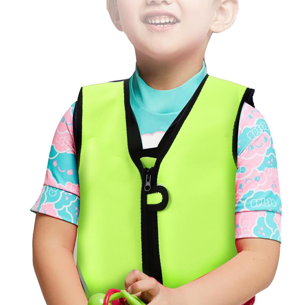 FAGINEY Swim Jacket, Children Swimming Float Suit Swim Vest Jacket For