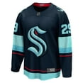 thumbnail image 2 of Men's Fanatics Vince Dunn Deep Sea Blue Seattle Kraken Home Breakaway Player Jersey, 2 of 3