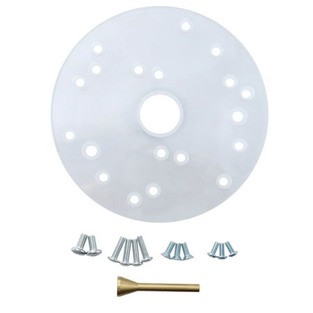

Acrylic Compact Router Base Plate DIY Universal Guide Trim Woodworking Tool