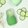 thumbnail image 5 of Masajeador Facial Bandeja De Hielo Mini Cuidado De La Cara Reducir Los Poros Bandeja De Cubos Brazo Compresa De Hielo Rodillo De Enfriamiento Para Eliminar La Hinchazón Apriete La Piel Reducir(verde), 5 of 5