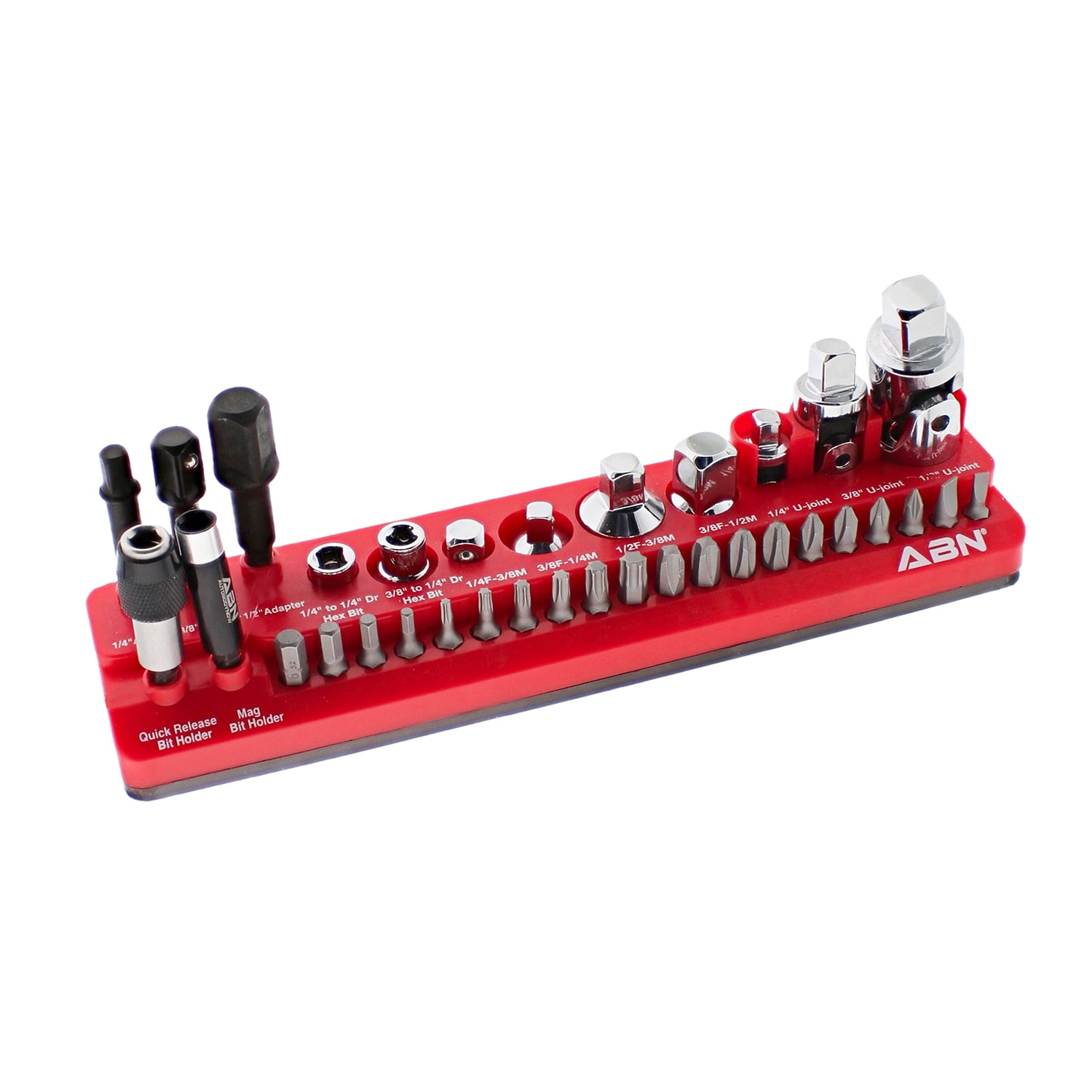 ABN Socket Organizer Set, 34pc Sockets and Tool