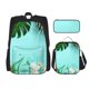 thumbnail image 1 of Easygdp Tropical Pineapple Mochila para Niños y Niñas con Set de Caja de Almuerzo y Estuche para Lápices 3 en 1, Mochila Escolar Estampada para Adolescentes, 1 of 7