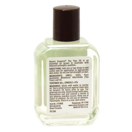 Desert Essence 100% Australian Tea Tree Oil, 2 Fl Oz