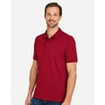 thumbnail image 2 of Harriton M205 Men's Valiant Cotton Snag Protect Polo-Red-4XL, 2 of 6