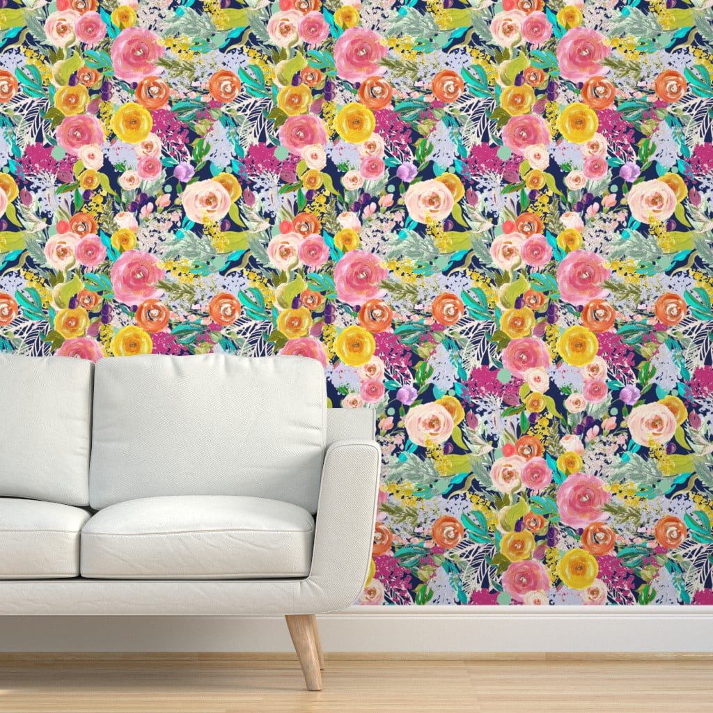 Fullerton Wallpaper in a Large Floral Print  Osborne  Little