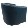 thumbnail image 5 of Ernest Bonded Leather Swivel Chair, Vintage Blue, 5 of 8