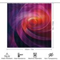 thumbnail image 2 of 3D Abstract Lines 4 Piece Shower Curtain Sets, Non-Slip Rugs, Toilet Lid Cover And Bath Mat, for Bathroom Decor Set, 72" X 72", 2 of 7