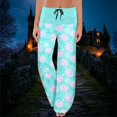 thumbnail image 1 of WILLBEST Pantalones Casuales elegantes para Mujer para Todas Las Ocasiones: Pantalones Cómodos con Estampado de Halloween para Uso Diario, Ideales para Tu Guardarropa de Otoño. Mediana, 1 of 4