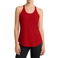 thumbnail image 6 of Nestiefly Women Ribbed Workout Crop Tops with Built in Bra Seamless Yoga Racerback Tank Top Tight Fit Red S, 6 of 6