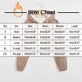 thumbnail image 3 of Women'S Fashion Cropped Shacket Drawstring Hooded Zip Up Corduroy Jackets Casual Plaid Long Sleeve Short Jackets Coat, 3 of 7
