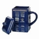 thumbnail image 1 of Doctor Who Tardis Mug Coffee Tea Cup Police Box Ceramic Mug With Lid Cover Birthday Gift, 1 of 5