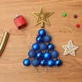 thumbnail image 2 of 24 Pcs Christmas Ball Ornaments Shatterproof Combine Baubles Bulbs Balls with Matte Shiny Glitter Mirror Decoratived Xmas Tree Hanging Decoration, 2 of 6