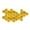 Gold 80x70x40mm, variant on 100 PCS Hexagon Mirror Tile Wall Sticker 3D Acrylic Mirror Wall Sticker Decor Stick on Modern Decal for Home Living Room Bedroom - 46x40x23mm