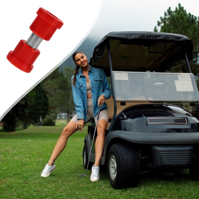 SKISUNO 8 Pcs Bagues Rondes Rouges pour Chariot de Golf Pièces Support de Suspension