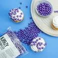 thumbnail image 2 of Krazy Sprinkles - Edible Purple Pearl 8mm Beads - Refined Cake Decor, 1/2 Cup, 2 of 5