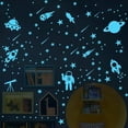 thumbnail image 4 of ZMKIAG Noctilucent Astronaut Star Wall Stickers, Glow in the Dark Moon Solar System Wall Stickers, Galaxy Planets Wall Stickers for Kids, Girls Boys Room Decorations for Bedroom, 4 of 7