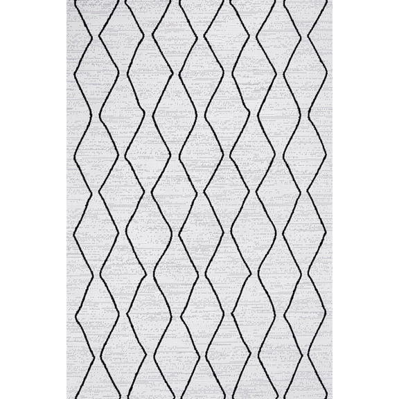 Grey Geometric Area Rugs for Living Room Washable Rugs Boho Moroccan Area Rug Soft Neutral Geometric Bohemian Carpet Distressed Indoor Rug for Bedroom Dining Room Office Foldable Nonslip Rug