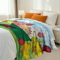 thumbnail image 3 of Flannel Fleece Throw Blanket, Soft Large Throw Blanket, Lightweight Cozy Plush Throw Blanket Fit Sofa Bed, 40"x50", Pigs, 3 of 7