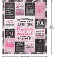 thumbnail image 4 of Physician Assistant Gifts, Physicians Assistant Gifts for Women, PA Week Gift Throw Blankets 60" x 50", PA Gifts for Women, Physician Assistant Graduation Gifts, Gifts for Physician Assistant, 4 of 6