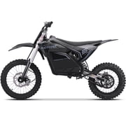 دراجة نارية كهربائية MotoTec 72v 5000w Pro باللون الرمادي الليثيوم