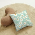 thumbnail image 2 of Spring Daisy Flower Throw Pillows Cover 18x18 Inch Set of 2 Summer Green Floral Decorative Pillow Covers Farmhouse Square Outdoor Pillowcases for Home Couch Sofa Decor, 2 of 6