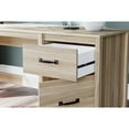 thumbnail image 7 of Signature Design by Ashley Battelle 60" Home Office Desk, Tan, 7 of 7